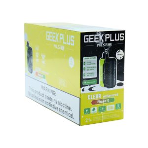 GEEK PLUS PULSE-X DISPOSABLE 40000PF CLEAR UNFLAVORED (PHASE-G-MXM) 5% -BOX OF 5 (20000PF PULSE MODE)