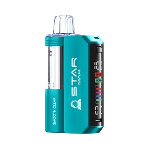 STARMAX SWITCH PRO KIT DISPOSABLE 40000PF SMOOTH CLEAR 3% -BOX OF 5 (25000PF BOOST MODE & POD + REUSABLE BATTERY)