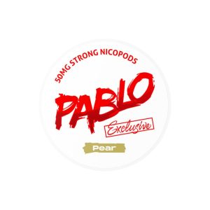 PABLO NICOTINE POUCHES PEAR 50MG / STRONG -PACK OF 10 - 5744000761961