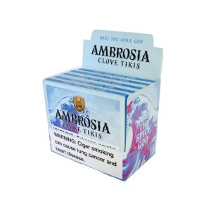DREW ESTATE AMBROSIA CLOVE TIKI TINS (5 TINS OF 10) CT50