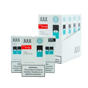 JUUL PS 5% MENTHOL 8PK -BOX OF 4 (32.99PP)