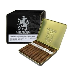 LIGA PRIVADA NO.9 CORONETS (4X32) TINS OF 50