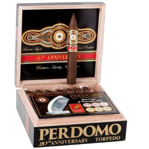 PERDOMO 20TH ANNIVERSARY MAD TORPEDO T6554 BOX OF 24