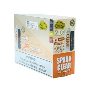 AIRIS NEO DISPOSABLE 40000PF SPARK CLEAR 3% (UNFLAVORED) -BOX OF 5 (30000PF BOOST MODE - NIC CONTROL)