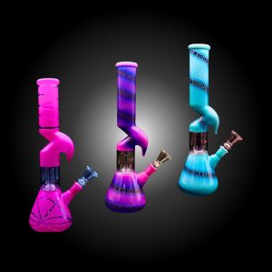 12'' PERCULATOR WATER PIPE MIX COLOR