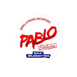 PABLO NICOTINE POUCHES SOUR BLUEBERRIES 50MG / STRONG -PACK OF 10 - 5740031409278
