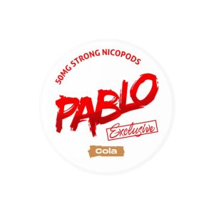 PABLO NICOTINE POUCHES COLA 50MG / STRONG -PACK OF 10 - 5740031416818