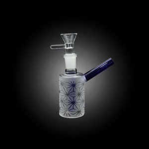 4'' WHITE COAT SMALL WATER PIPE BLUE
