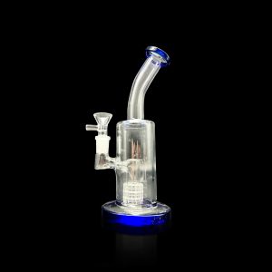 8'' SHOWER HEAD GLASS TOBACCO PIPE BLUE