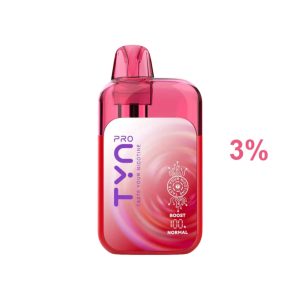 TYN PRO DISPOSABLE TYN50000PF CLEAR RED 3% -BOX OF 5