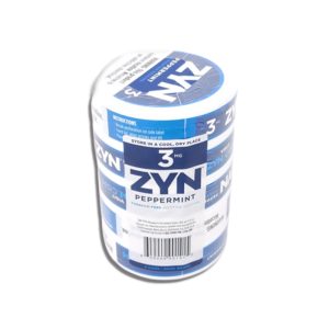 ZYN NICOTINE POUCHES PEPPERMINT 3MG-PACK OF 5