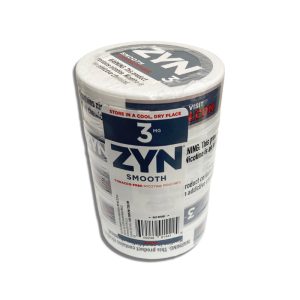 ZYN NICOTINE POUCHES SMOOTH 3MG-PACK OF 5