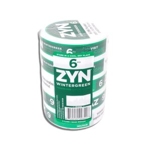 ZYN NICOTINE POUCHES WINTERGREEN 6MG-PACK OF 5