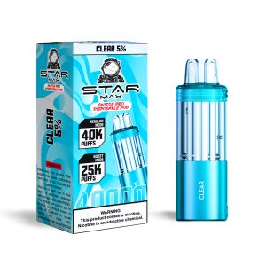 STARMAX SWITCH PRO POD DISPOSABLE 40000PF CLEAR 5% -BOX OF 5 (25000PF BOOST MODE) - 632125253957