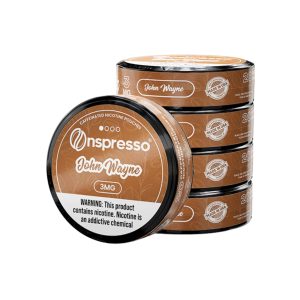 ONSPRESSO CAFFEINATED NICOTINE POUCHES CLASSIC JOHN WAYNE 3MG -PACK OF 5