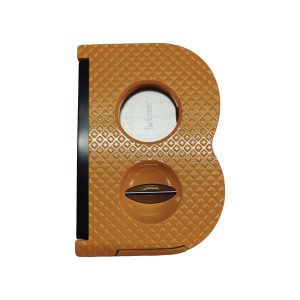 LUCIENNE YELLOW 60 GAUGE DUAL CUTTER V CUTTER WITH PUNCH & CIGAR REST (CUT128)