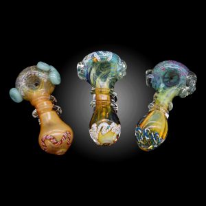 4'' TWIST SPIRAL DESIGN MIX COLOR HAND PIPE 6CT JAR - 100000953215