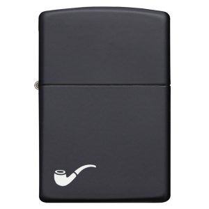 ZIPPO 218PL REG BLK MAT PIPE LT