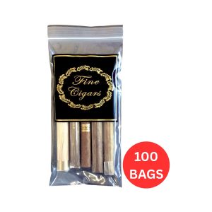 FCB FINE CIGAR BAGS SIZE (4X8'') -100CT BAGS (FCB1)