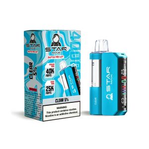 STARMAX SWITCH PRO KIT DISPOSABLE 40000PF - BOX OF 5 (25000PF BOOST MODE & POD + REUSABLE BATTERY)