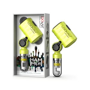 LOOKAH HAMMER 14MM PORTABLE ENAIL BANGER FOR DAB RIG - NEON GREEN (PCS)