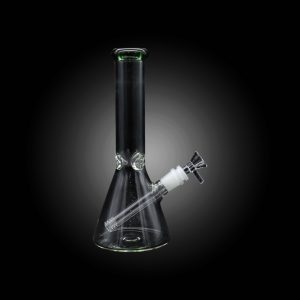 12'' CRYSTAL CLEAR BEAKER WATER PIPE GREEN - 100000953235