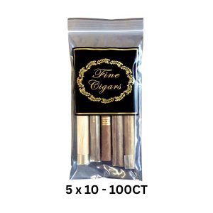 FCB FINE CIGAR BAGS SIZE (5X10'') -100CT BAGS (FCB)