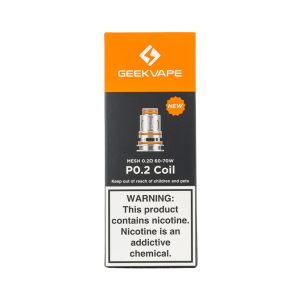 GEEK VAPE P SERIES P0.2OHM MESH COIL 60-70W 5PCS PACK - 6972866503688