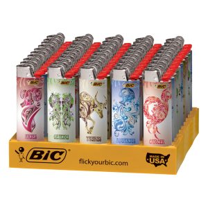 BIC LIGHTER ASTROLOGY SERIES 50CT DISPLAY