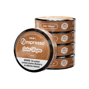 ONSPRESSO CAFFEINATED NICOTINE POUCHES CLASSIC JOHN WAYNE 12MG -PACK OF