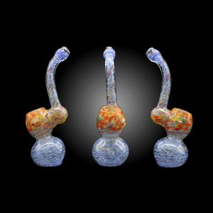 6'' FRIT SPIRAL COLOR BUBBLER 10CT JAR - 100000952607