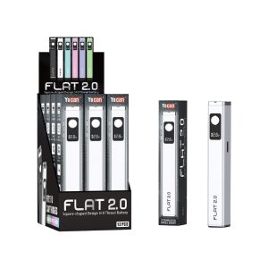 YOCAN FLAT 2.0 SQUARE SHAPED BATTERY (STAINLESS STEEL BODY) -BOX OF 12 PCS