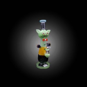 12'' LOOKAH CUTE CAT GENTLEMAN WATER PIPE MIXED COLOR PCS
