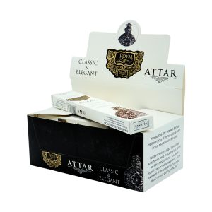NANDITA INCENSE STICKS 15GM PACK ROYAL ATTAR -BOX OF 12 PACK