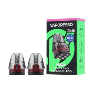 VAPORESSO LUXE X DUAL MESH POD 0.4OHM 5ML -2PCS PACK