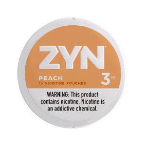 ZYN NICOTINE POUCHES PEACH 3MG-PACK OF 5