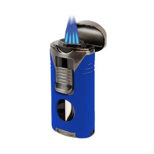 VERTIGO TITAN QUAD TORCH LIGHTER BLUE