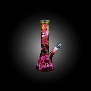 10'' BARBIE DREAM BEAKER RED & YELLOW COLOR WATER PIPE