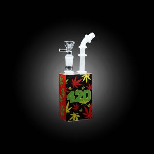 7'' JUICE BOX WATER PIPE 420 PRINTED