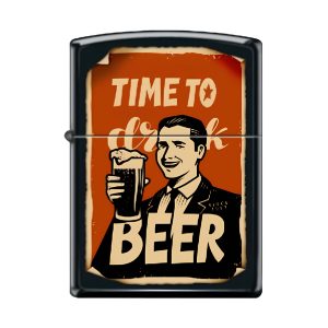 ZIPPO 218 VINTAGE BEER POSTER DESIGN