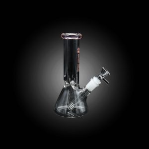8'' URBAN GLASS WATER PIPE BEAKER PINK