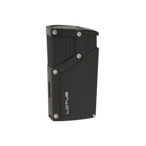 LOTUS CZAR 4-FLAME TORCH LIGHTER WITH PUNCH BLACK