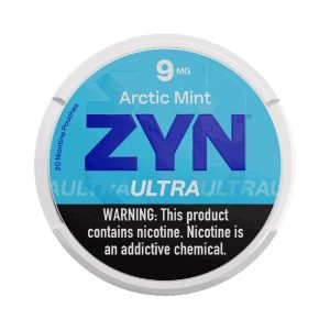 ZYN ULTRA NICOTINE POUCHES ARCTIC MINT 9MG -PACK OF 5