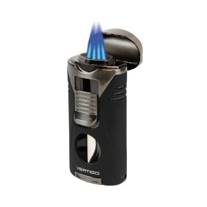 VERTIGO TITAN QUAD TORCH LIGHTER BLACK