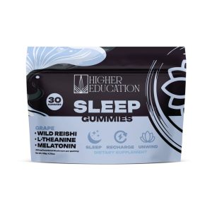 HIGHER EDUCATION FUNCTIONAL MUSHROOM GUMMIES 250MG SLEEP GUMMIES (GRAPE) -30 GUMMIES PER PACK