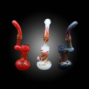 7'' FRIT MILLY RASTA FIRE ART MIX COLOR BUBBLER 7CT JAR - 100000954590
