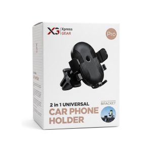 XPRESS GEAR PRO 2 IN 1 CAR PHONE HOLDER -951