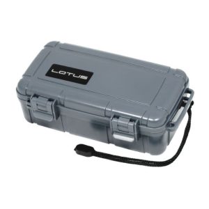 LOTUS HARD TRAVEL HUMIDOR FOR 10CT GRAY (VC-10GRY)