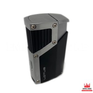 LOTUS CZAR 4-FLAME TORCH LIGHTER WITH PUNCH CHROME