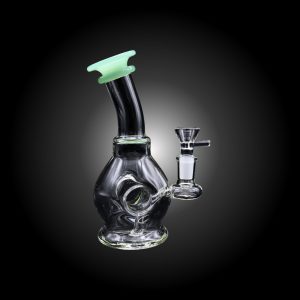 7'' JOLLY SPHERE SMALL WATER PIPE MILKY GREEN